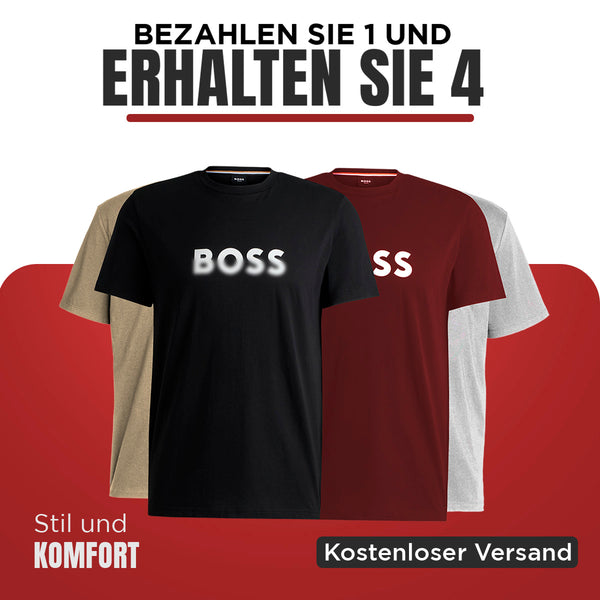 Boss-T-Shirt-Set [1 kaufen, 4 erhalten + kostenloser Versand]